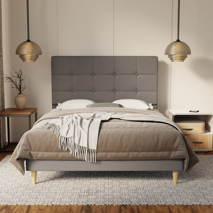Theron Fabric Bed Frame (Water Repellent & Pet friendly) By Esteller