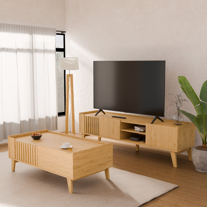 Benny Wooden Coffee Table (105cm)