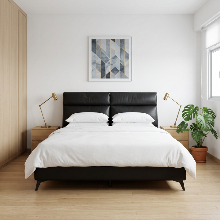 Daxter Leather Bed Frame