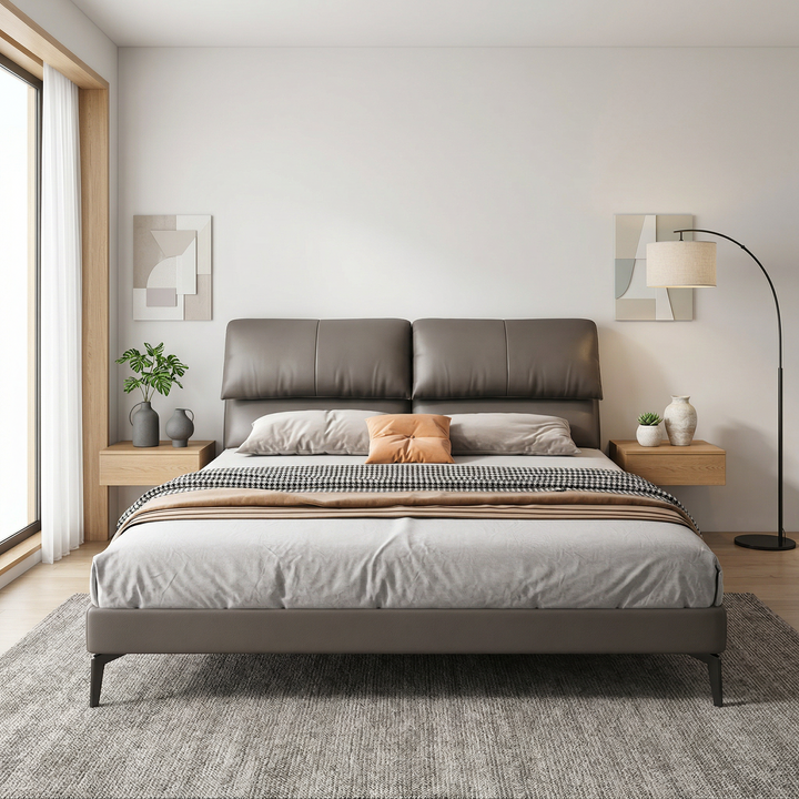 Lioris Leather Bed Frame