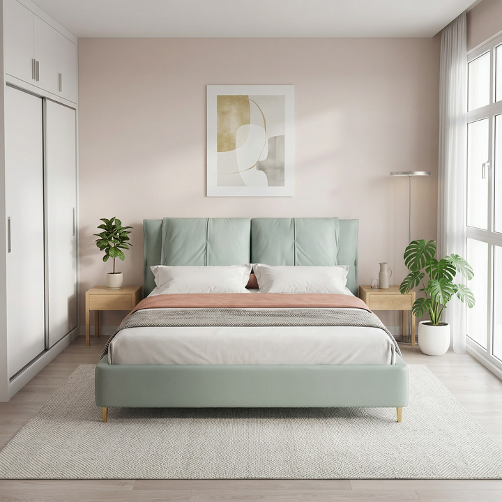 Aerion Leather Bed Frame
