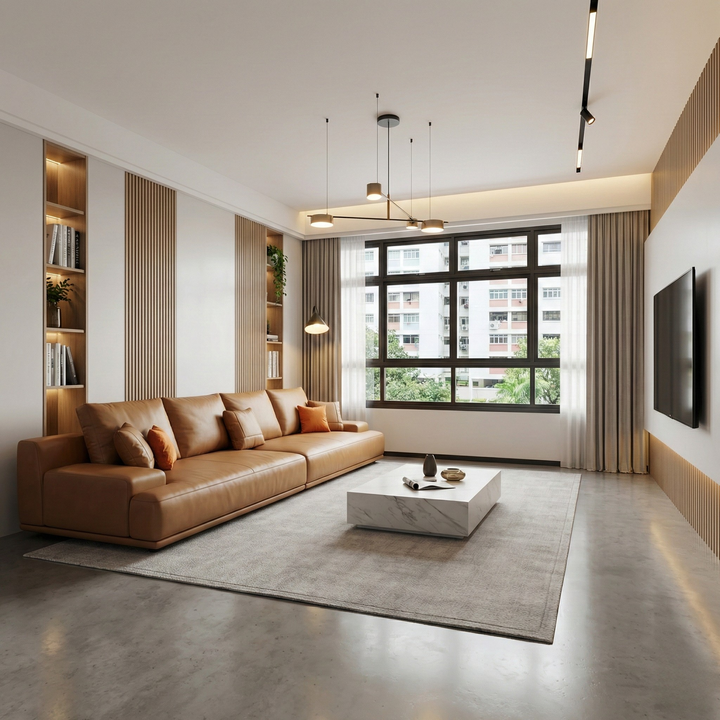 Arlette Leather Sofa