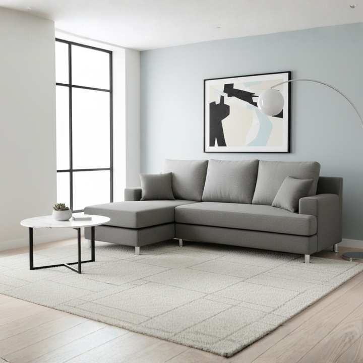 Aurora Fabric L-Shape Sofa (Water Repellent)
