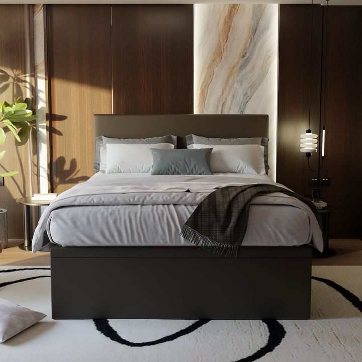 Devonne Faux Leather Storage Bed