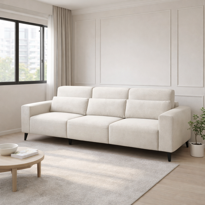 Shoalis Fabric Adjustable Backrest Sofa by Esteller (Pet Friendly & Easy Clean)